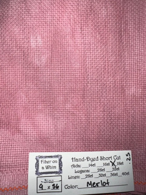 Merlot Aida 18 count 9x56