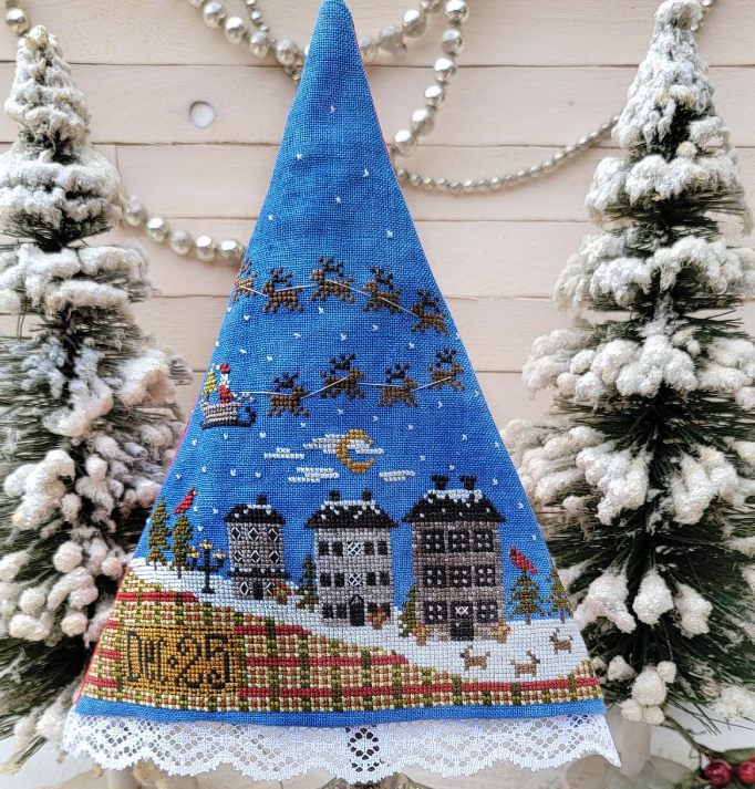 Santa's Night Tree by Hello from Liz Mathews