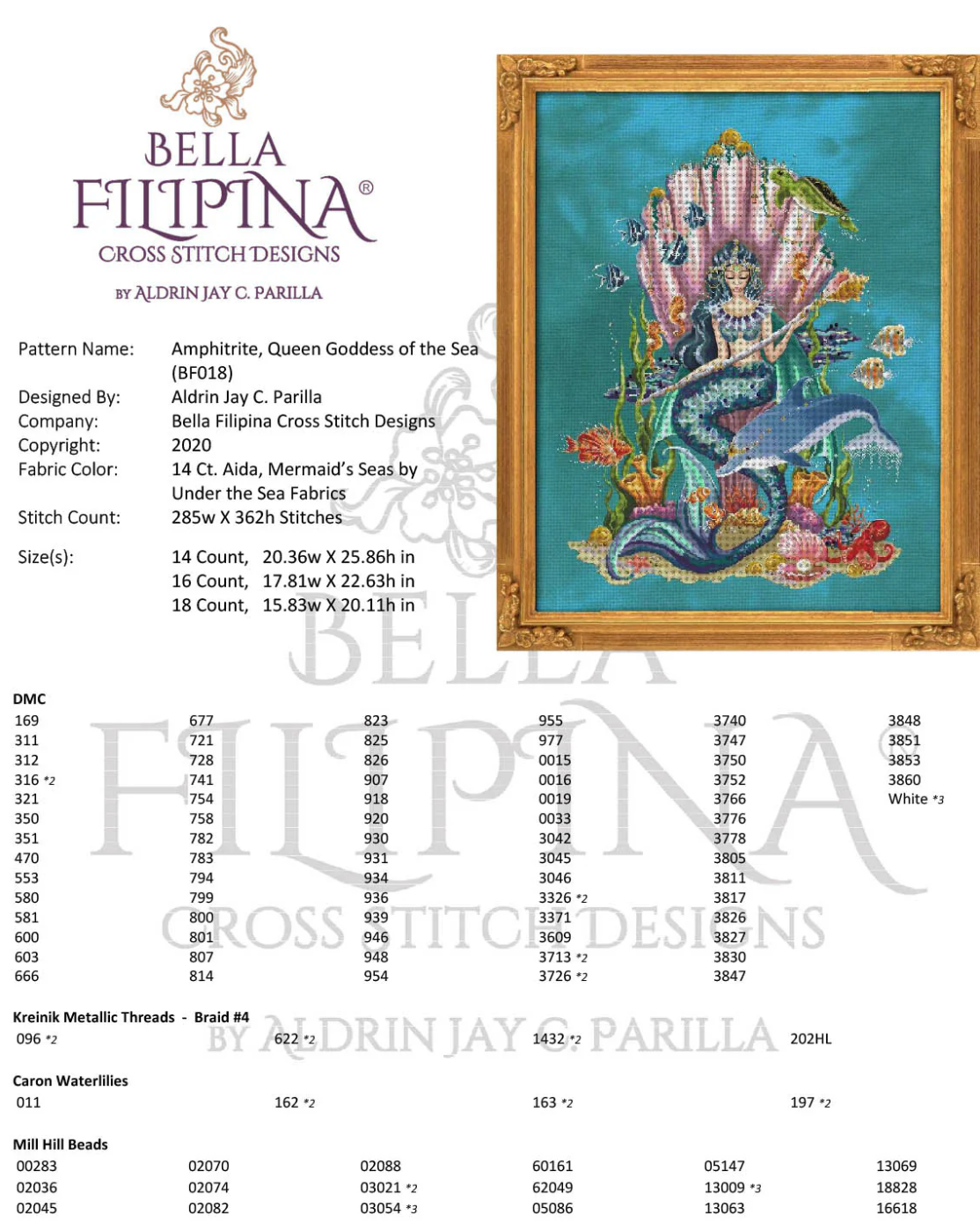 Amphitrite, Queen Goddess of the Sea by Bella Filipina