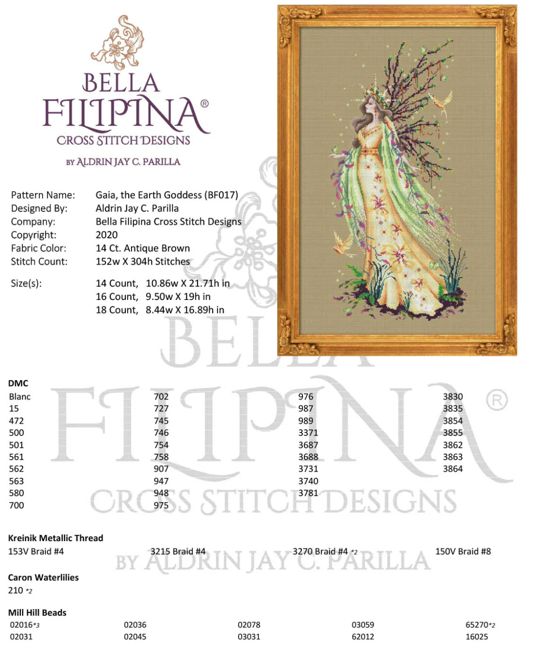 Gaia, The Earth Goddess by Bella Filipina