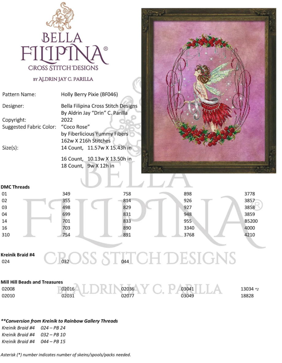 Holly Berry Pixie by Bella Filipina
