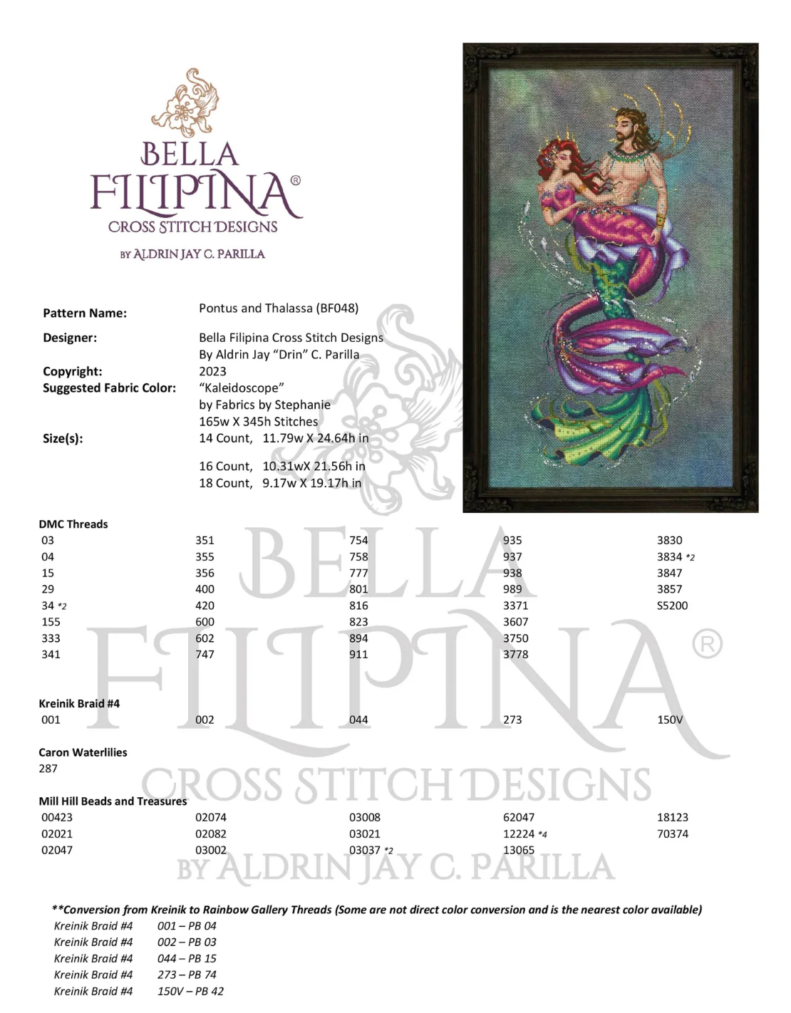 Pontus and Thalassa by Bella Filipina