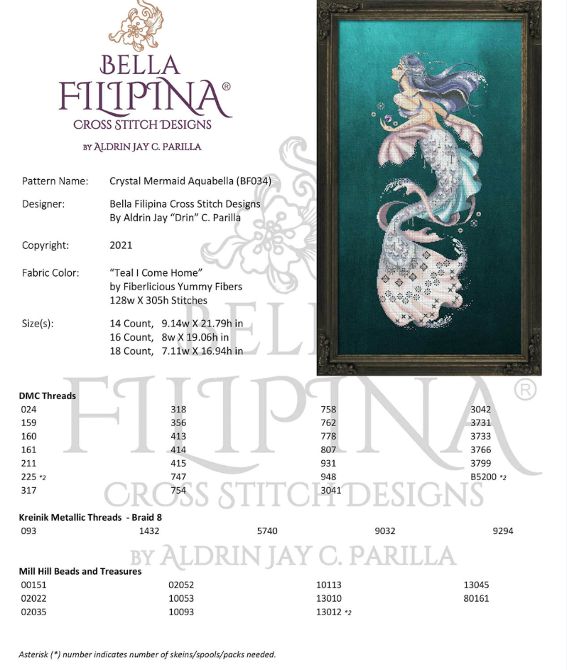Crystal Mermaid Aquabella by Bella Filipina