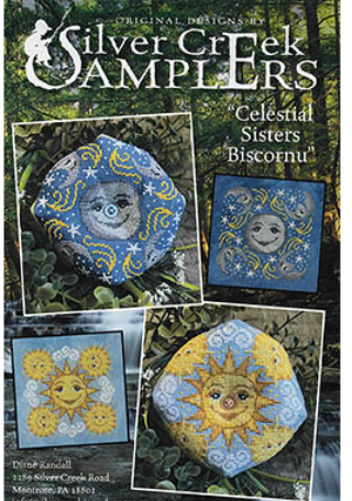 Celestial Sisters Biscornu by Silver Creek Samplers