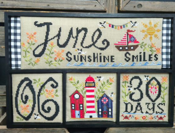 June Sunshine Smiles by Quaint Rose Needlearts