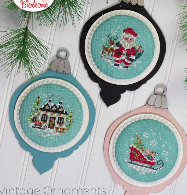 Vintage Ornaments Set Two by Cherry Blossoms
