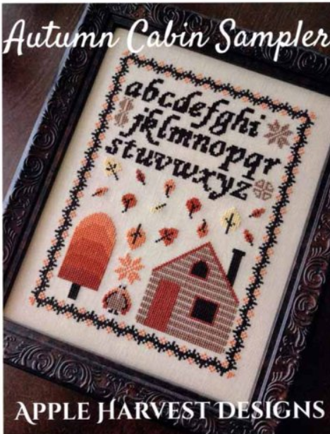 Autumn Cabin Sampler by Apple Harvest Designs