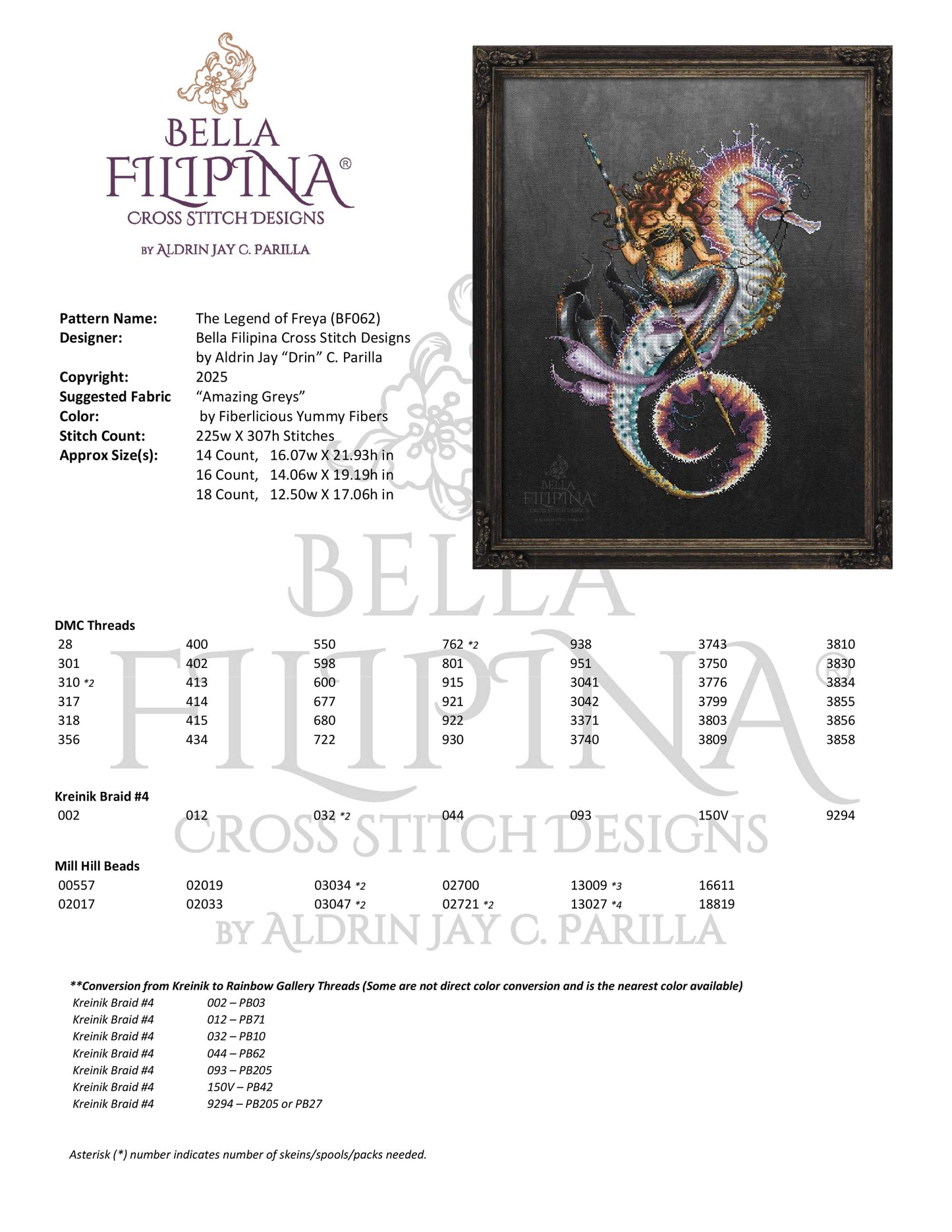 The Legend of Freya by Bella Filipina