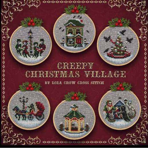 Creepy Christmas Village by Lola Crow