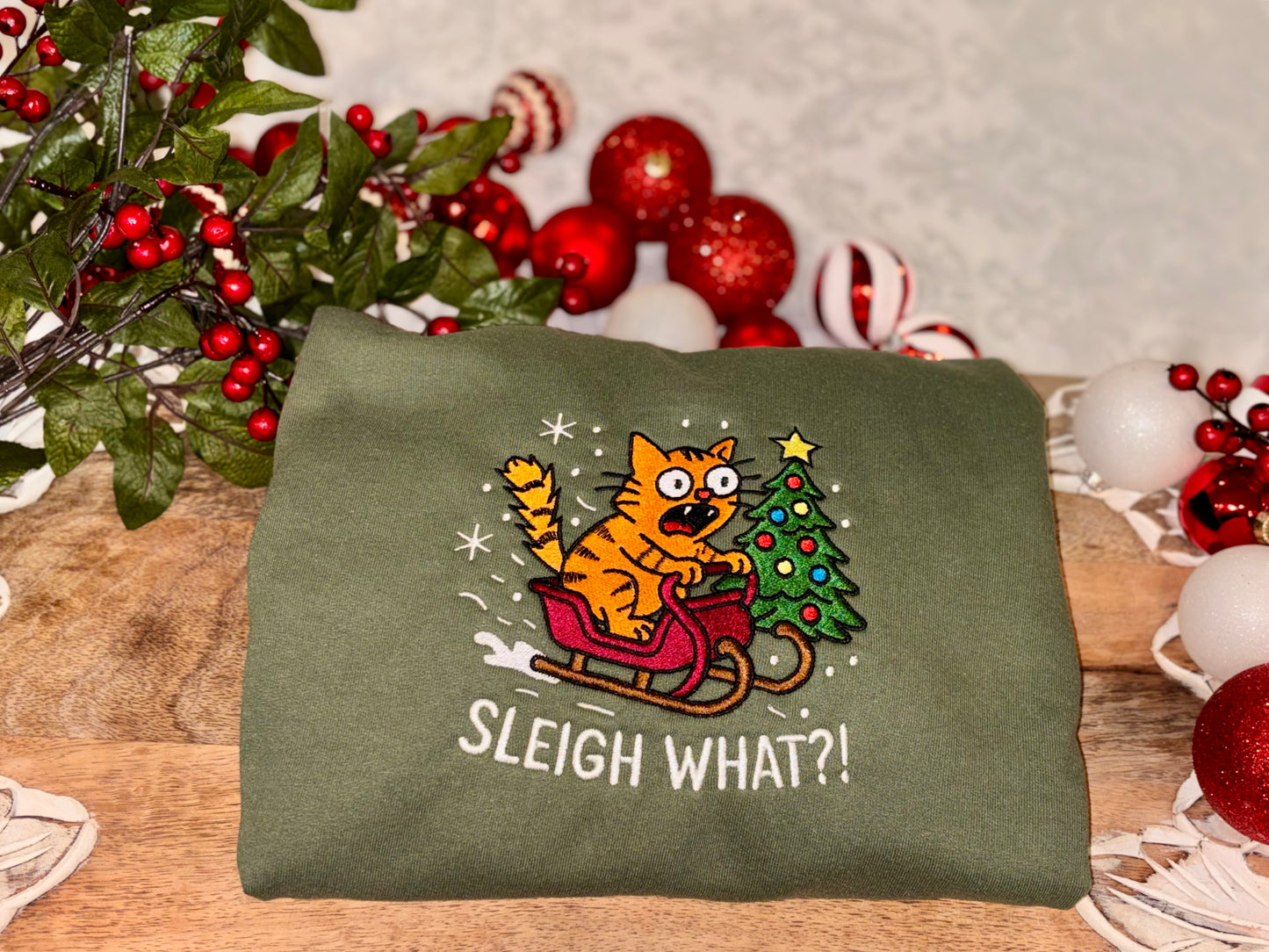 Sleigh What Crewneck