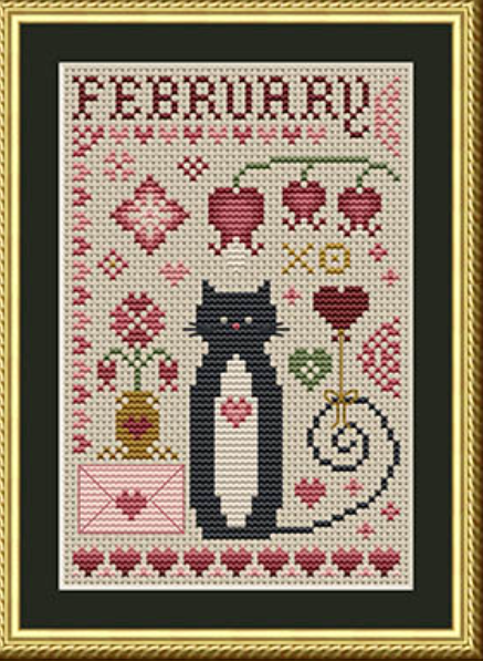 February Cat by Happiness Is Heart Made