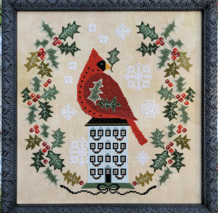 Holly Wreath by Hello from Liz Mathews