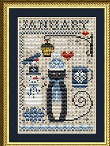 January Cat by Happiness Is Heart Made
