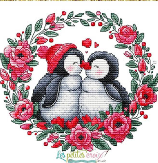 Love Penguins by Les Petites Croix De Lucie