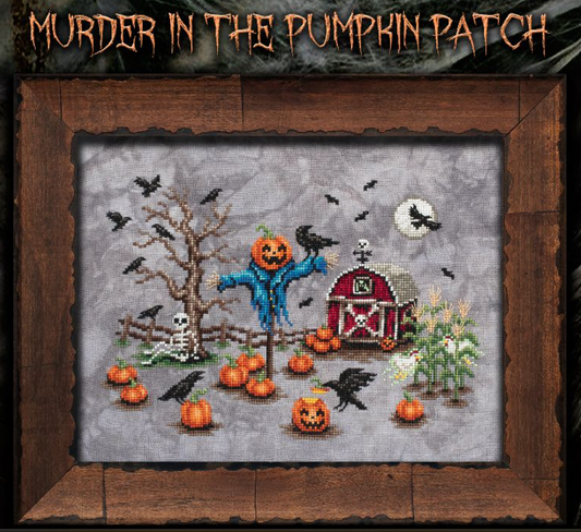 Murder in the Pumpkin Patch by Lola Crow Cross Stitch