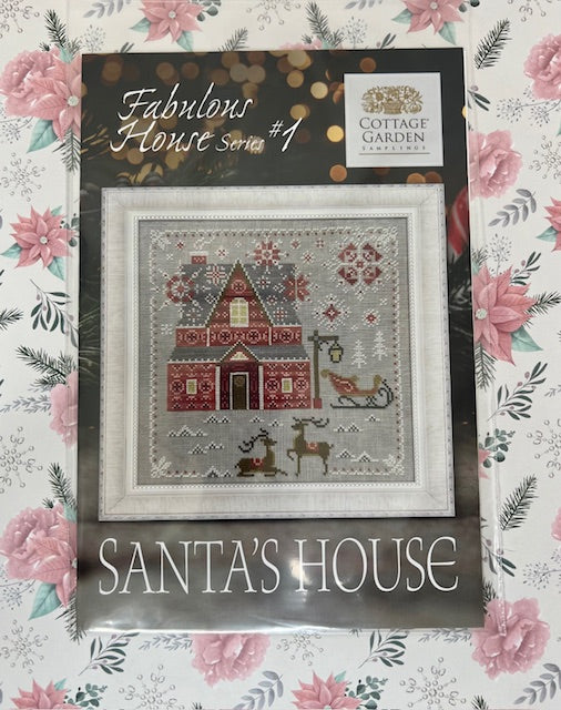 Fabulous House Series #1 - Santa's House by Cottage Garden Samplings