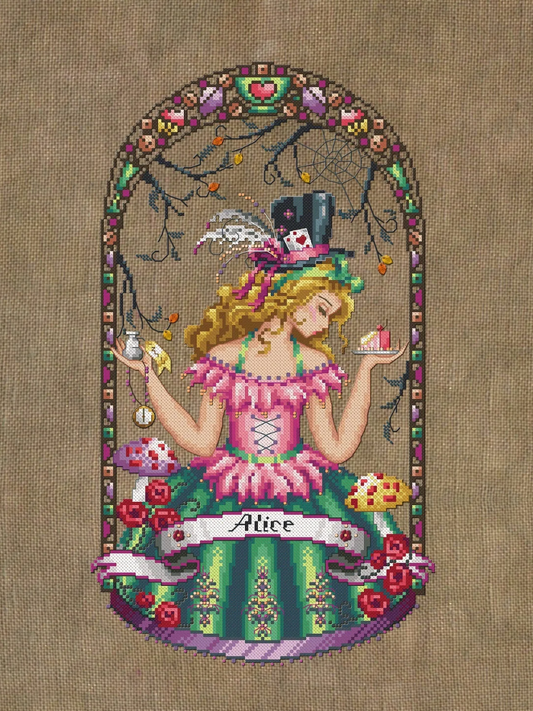 The Mad Tea Party by Bella Filipina (with Bead Pack and Kreinik)