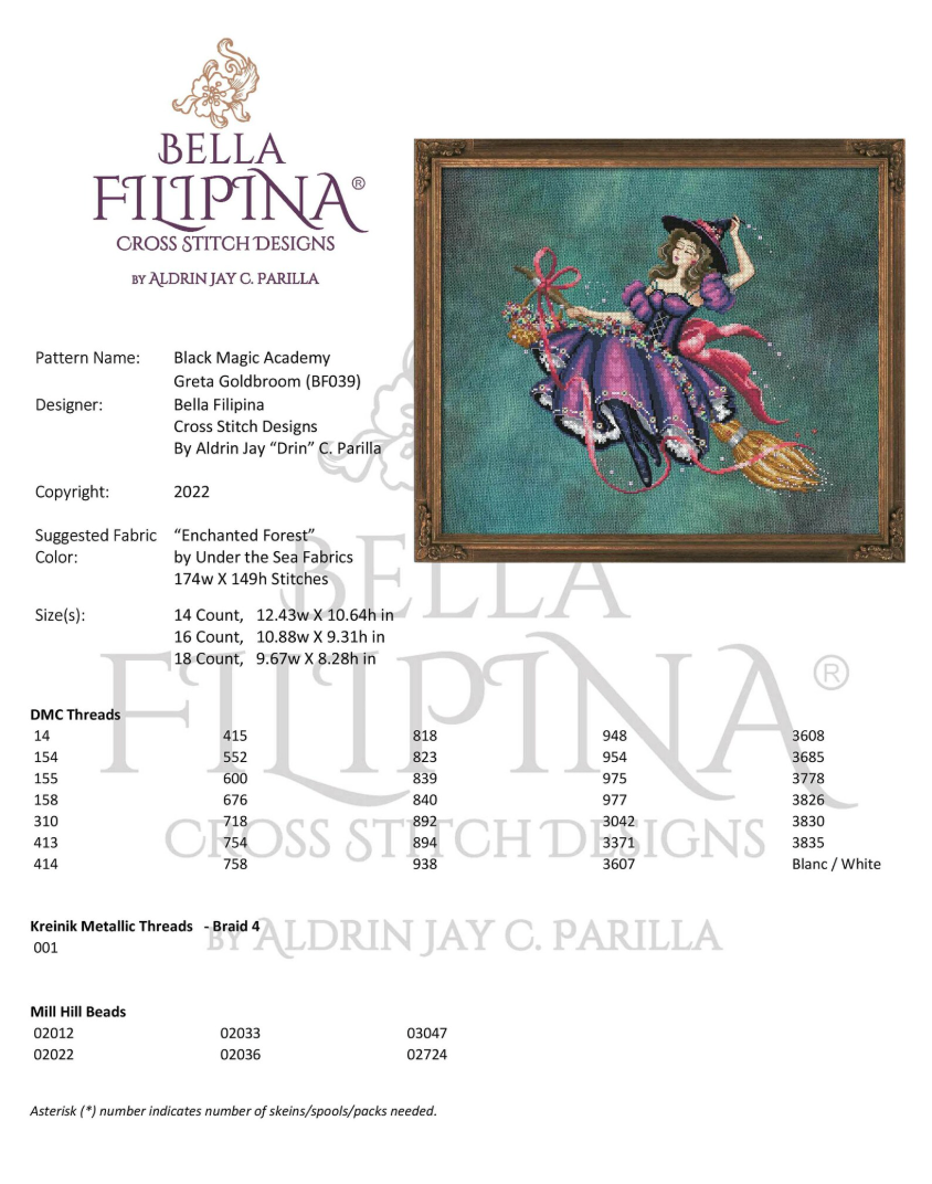Greta Goldbroom by Bella Filipina