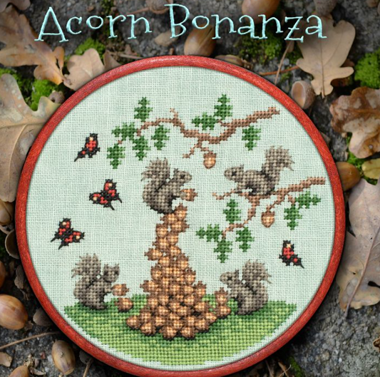 Acorn Bonanza by Lola Crow Cross Stitch