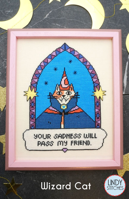 Wizard Cat by Lindy Stitches