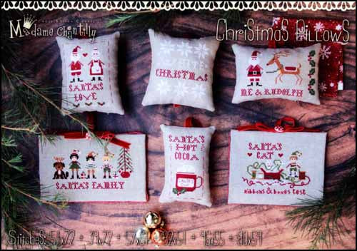 Christmas Pillows by Madame Chantilly