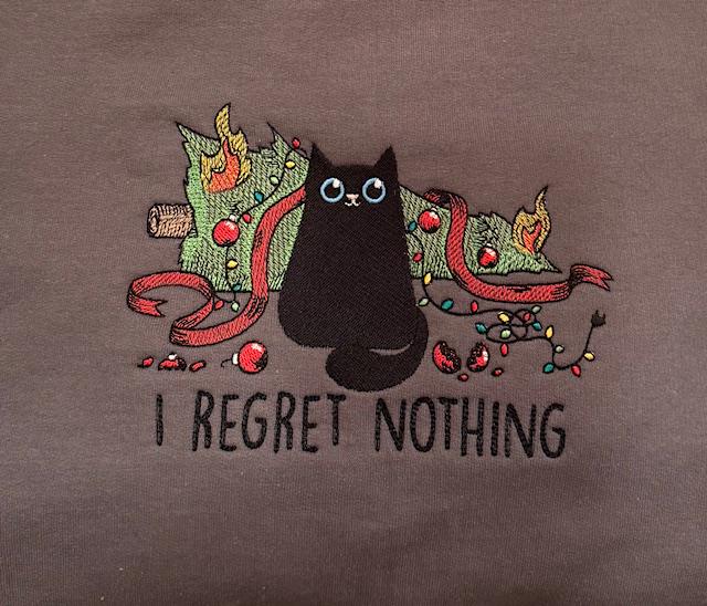 Christmas Kitty Crewneck Sweatshirt