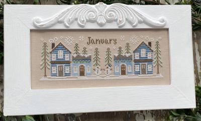 Monthly Mini Village by Country Cottage Needleworks
