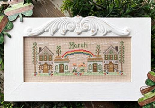 Monthly Mini Village by Country Cottage Needleworks