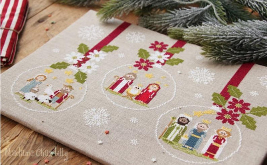 Nativity Christmas Balls by Madame Chantilly
