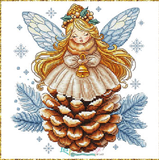 Pine Cone Angel by Les Petites Croix De Lucie