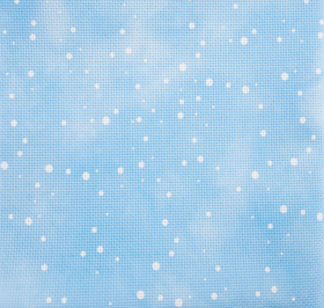 Snow on Magical Clouds by Fabric Flair - Aida 18 Count 18"x 27"