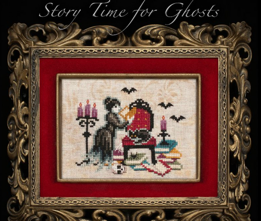 Story Time for Ghosts by Lola Crow Cross Stitch