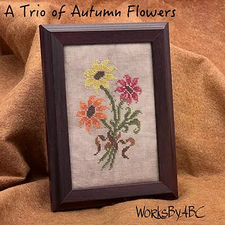 A Trio of Autumn Flowers by Works By ABC